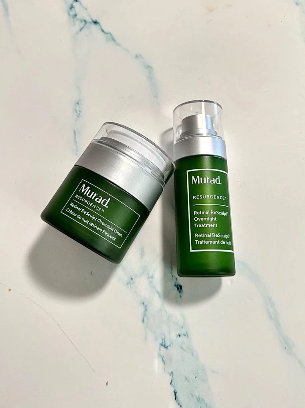 Murad Retinal ReSculpt Overnight Treatment and Cream Set! Best of anti-aging